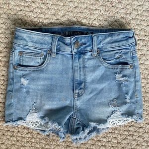 American Eagle High Rise Shorties
